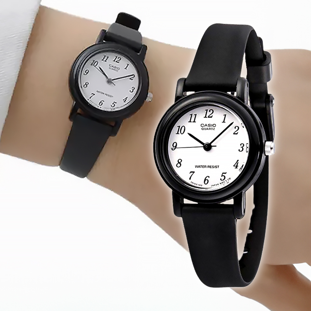 【CASIO 卡西歐】LQ-139BMV 黑白 輕巧輕薄 簡約清晰 基礎復古款 公務學業 學生考試 膠錶 手錶 女錶