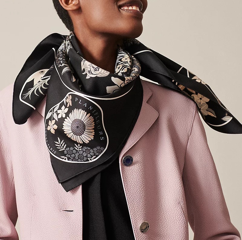 Hermes Silk Scarf 90