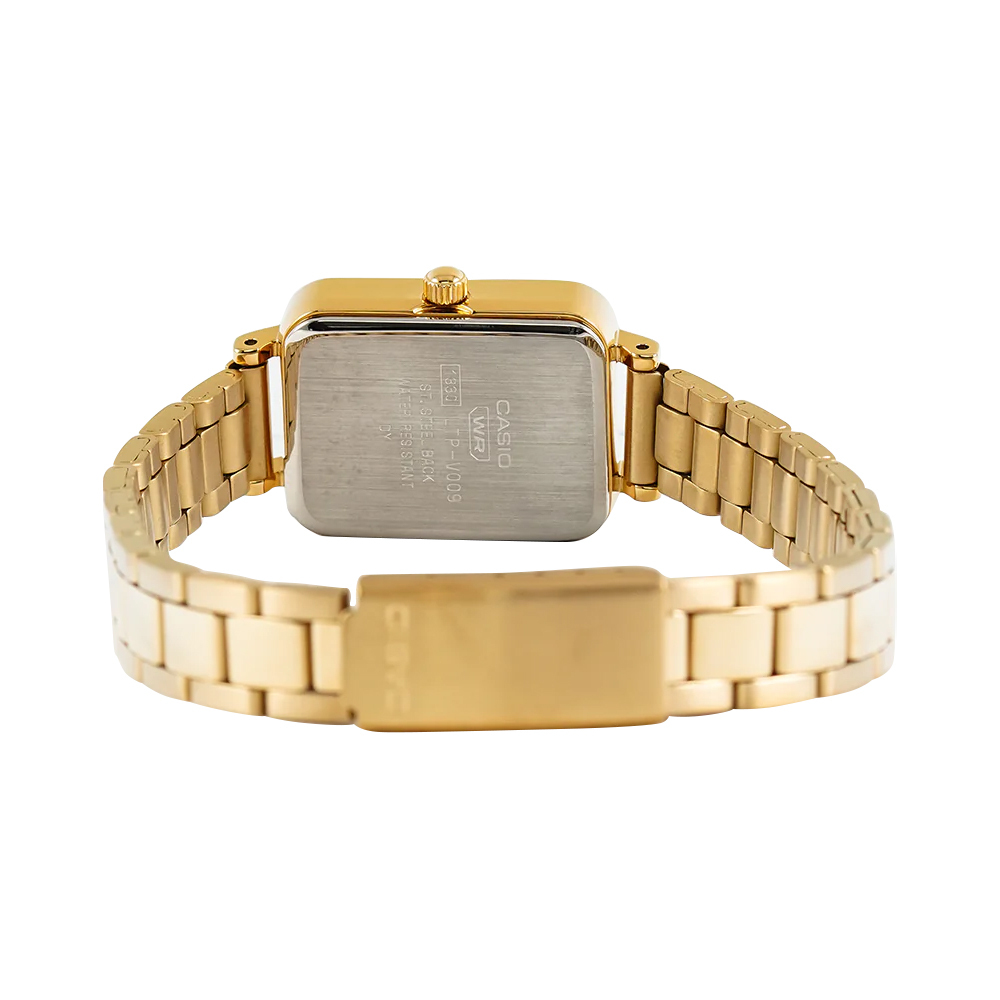 【CASIO 卡西歐】LTP-V009G-7E 經典 復古 高貴 金色 電子錶 20.7mm