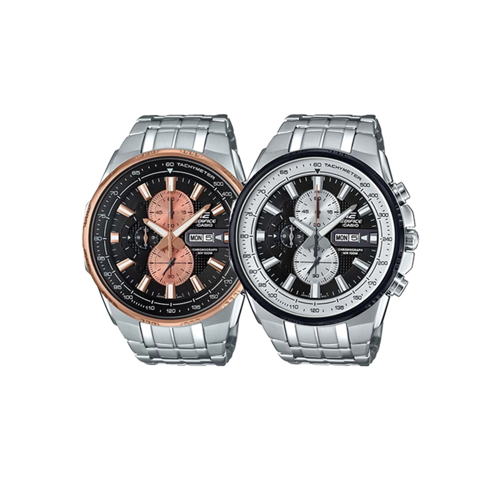【CASIO 卡西歐】EDIFICE 賽車運動計時腕錶EFR-549D
