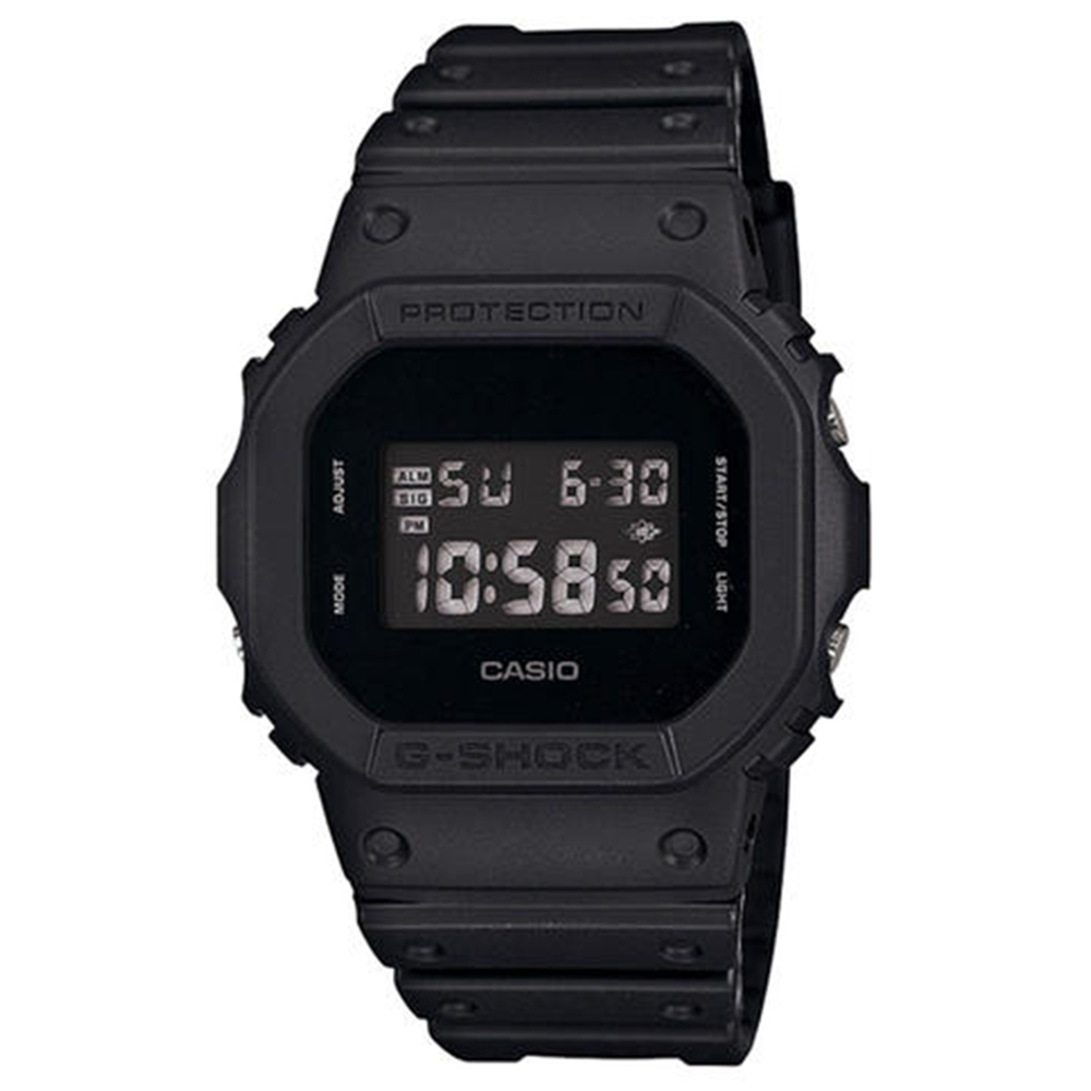 【CASIO 卡西歐】復古流行風 數位休閒 運動 慢跑 計時電子錶 DW-5600BB DW-5600E