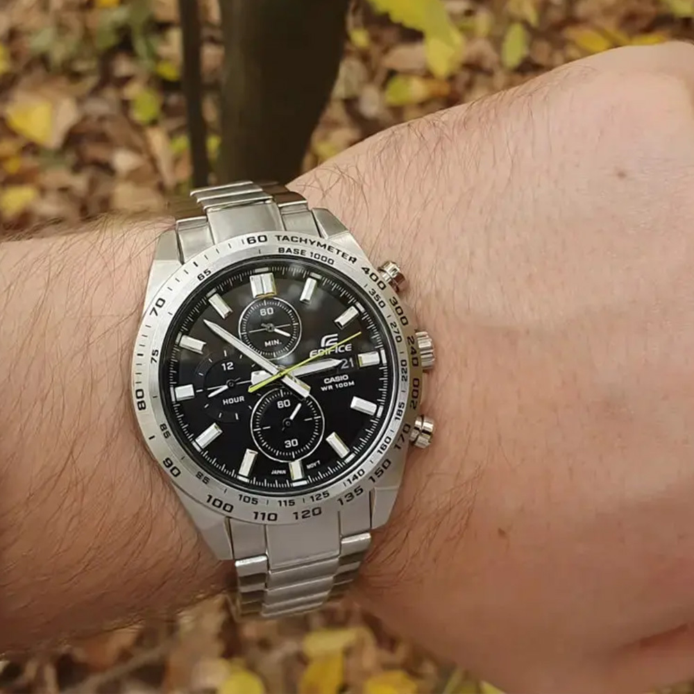 【CASIO 卡西歐】EDIFICE 三眼三針 星期日期 運動 EFR-574D-1AV