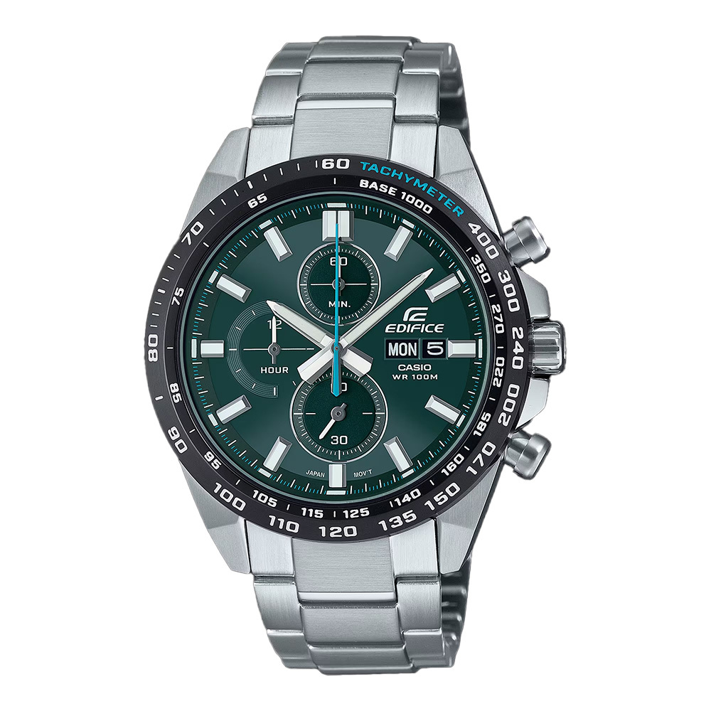 【CASIO 卡西歐】EDIFICE EFR-574DB-3AV 三眼 星期日期 運動 腕錶 42.3mm