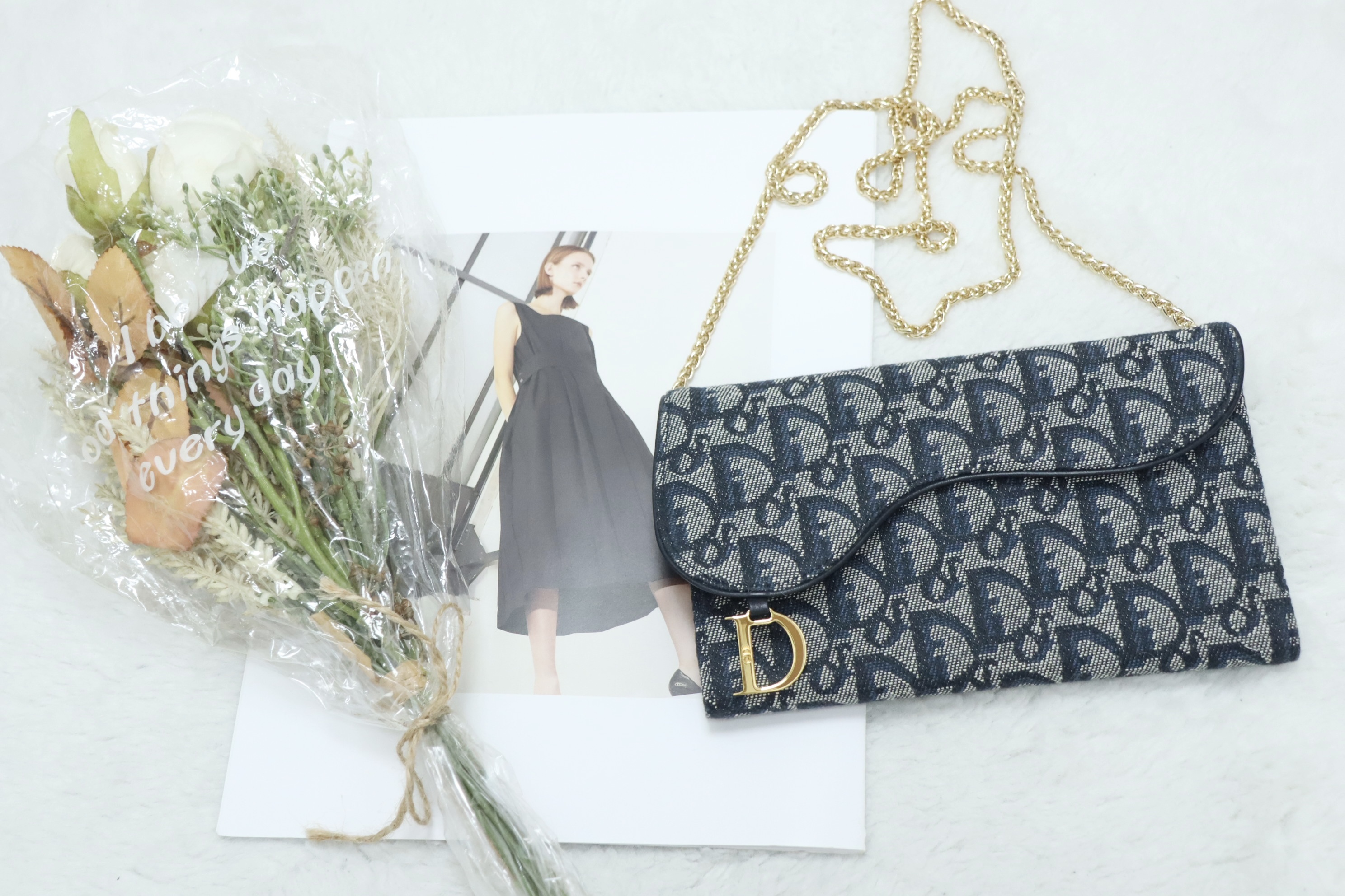 Dior 長wallet💙（有卡）