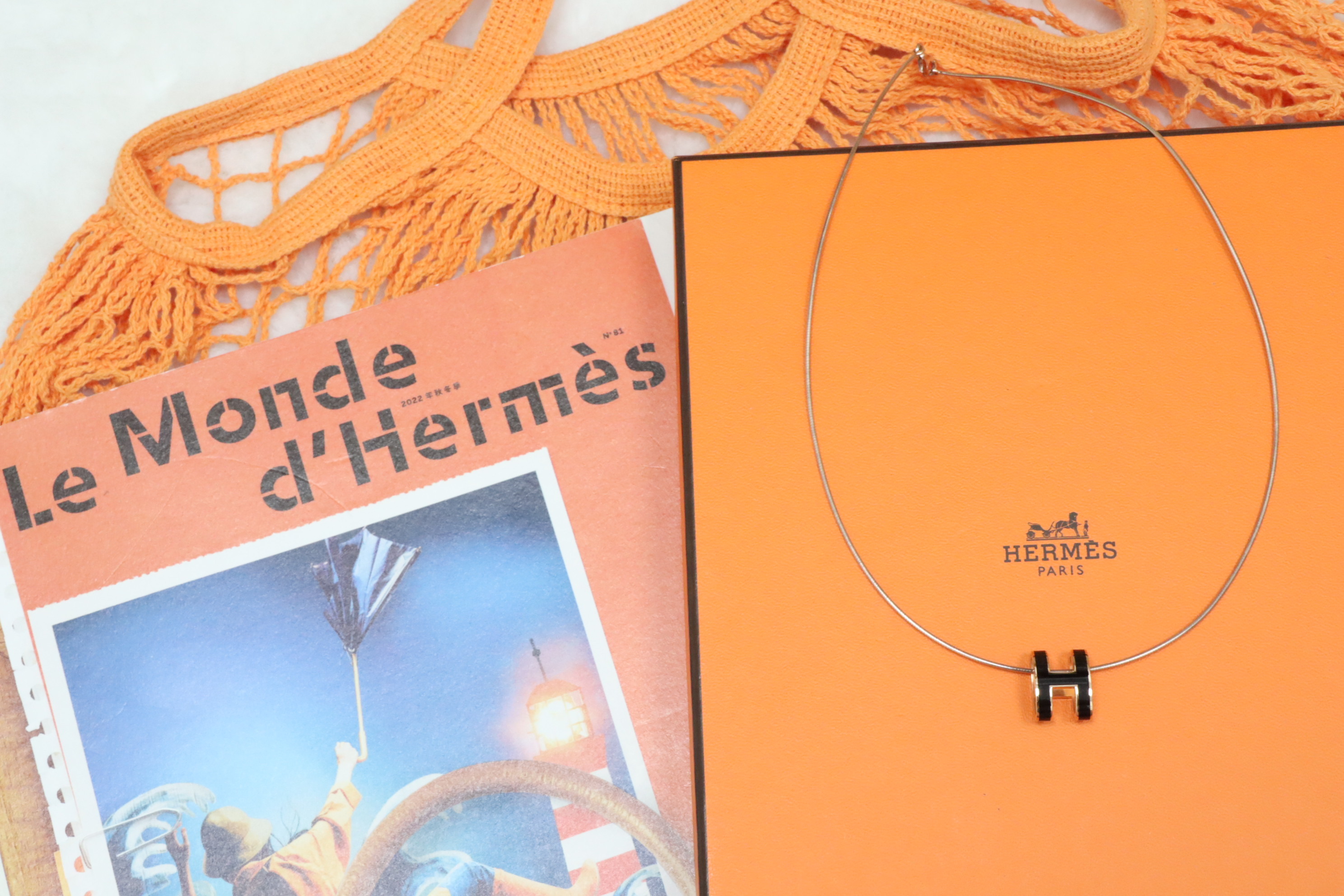 Hermes 黑色玫瑰金Pop H✨
