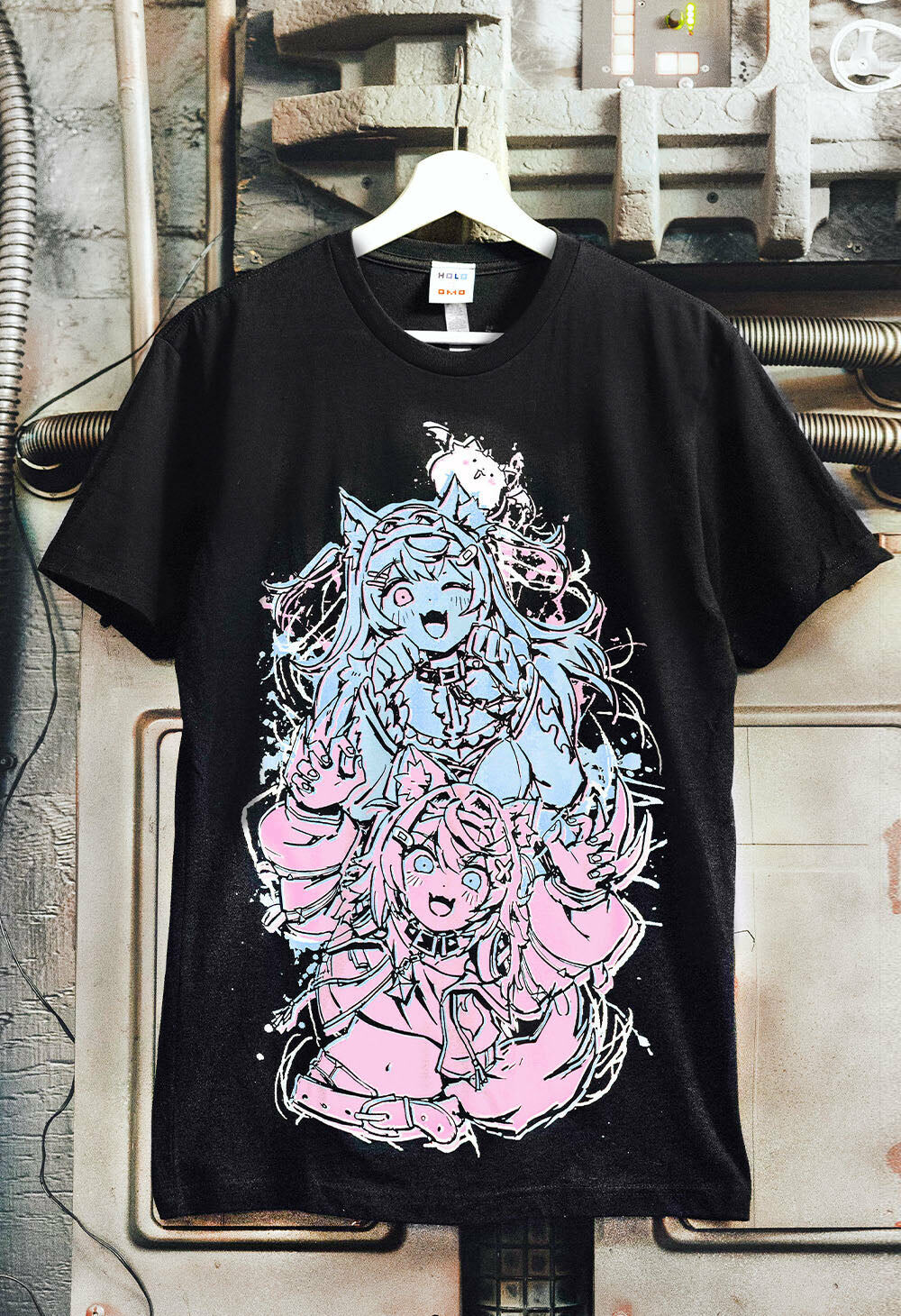 =「官方代購」Hololive X OMOCAT BAU BAU!!!! T-Shirt 🐾