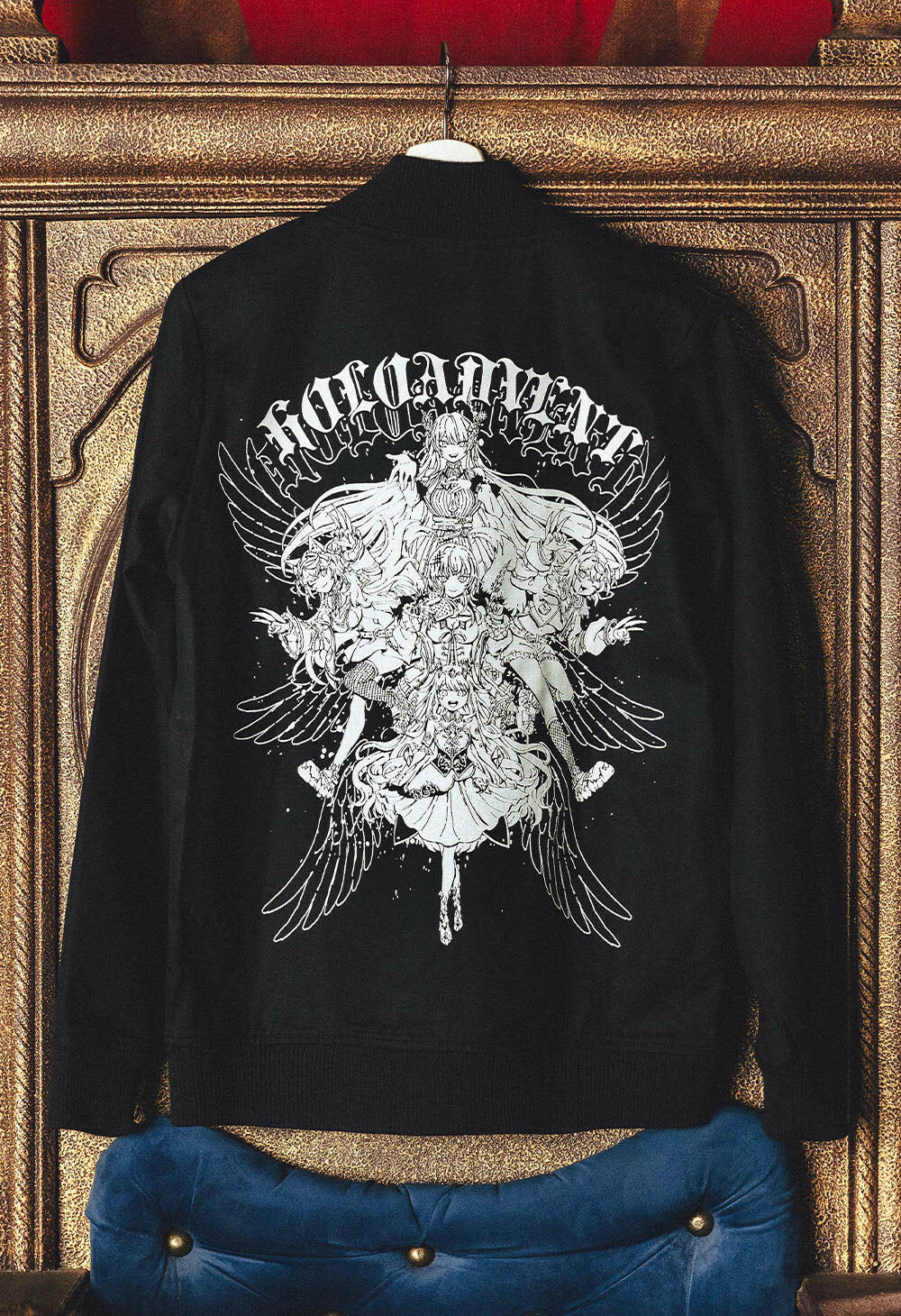 「官方代購」Hololive X OMOCAT holoAdvent Bomber Jacket 👁‍🗨🗿🎼🐾