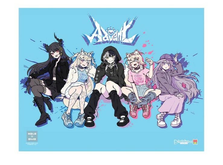 「官方代購」Hololive Advent X OMOCAT - Poster👁‍🗨🗿🎼🐾