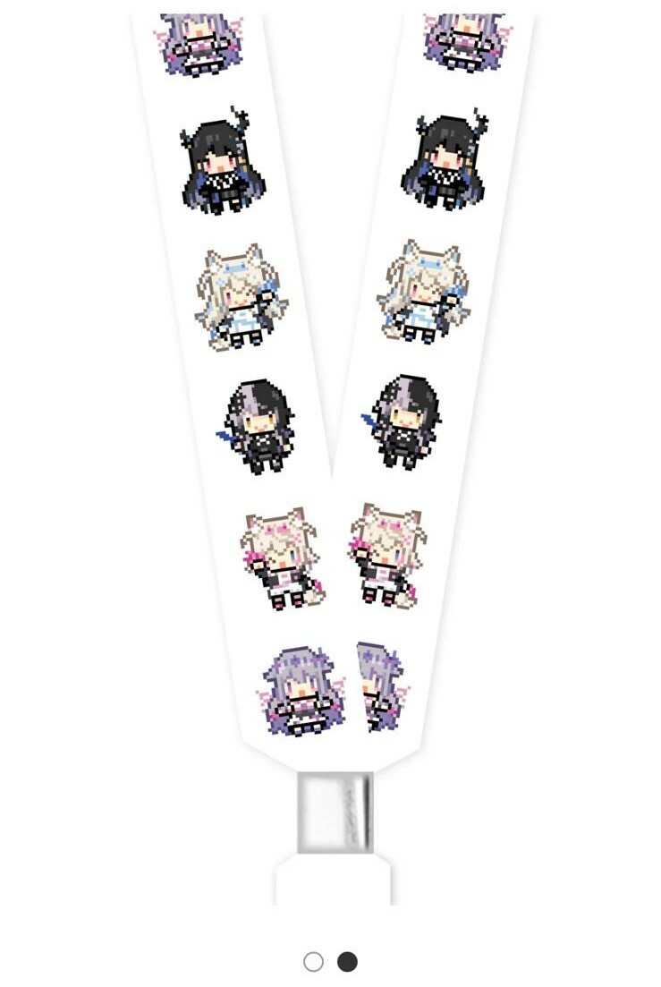 「官方代購」Hololive Advent X OMOCAT -  Pixel hololive Lanyard👁‍🗨🗿🎼🐾