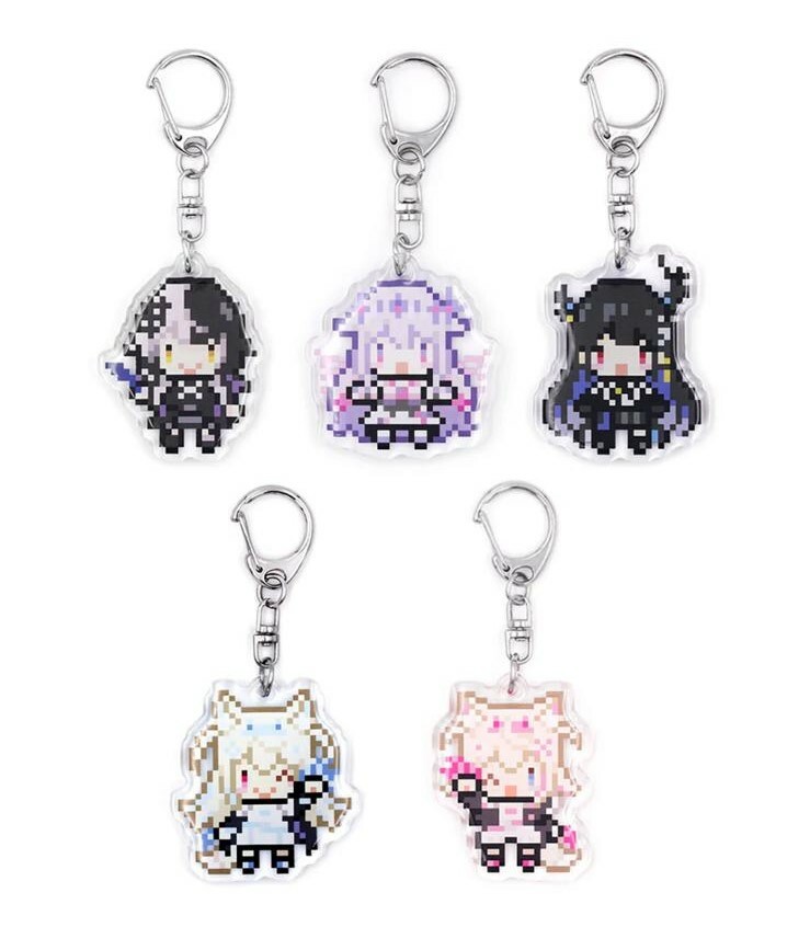 「官方代購」Hololive Advent X OMOCAT -  hololive GAMERS Pixel Acrylic Keychain