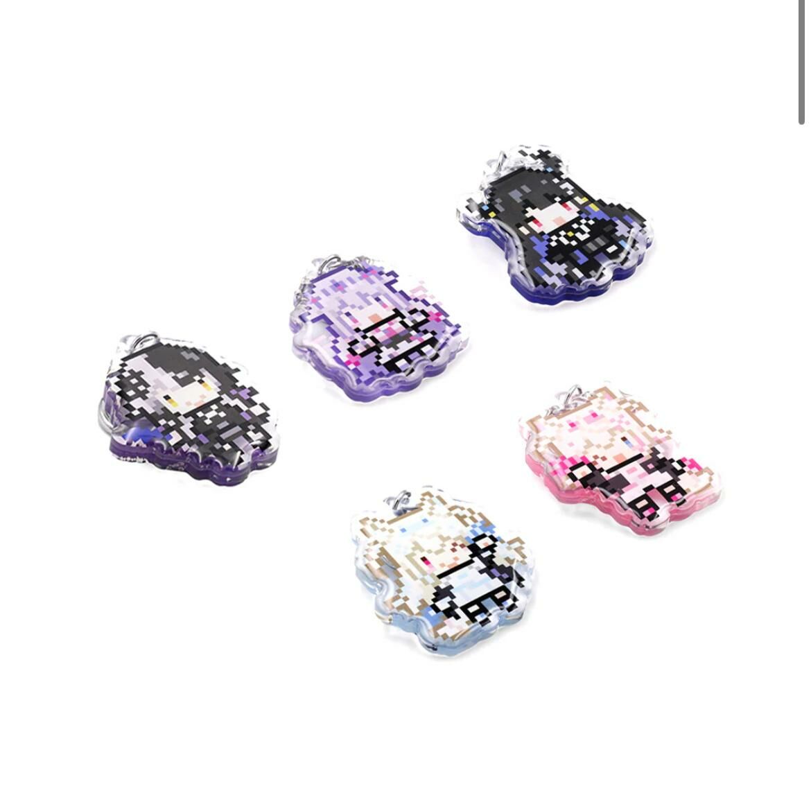 「官方代購」Hololive Advent X OMOCAT -  hololive GAMERS Pixel Acrylic Keychain