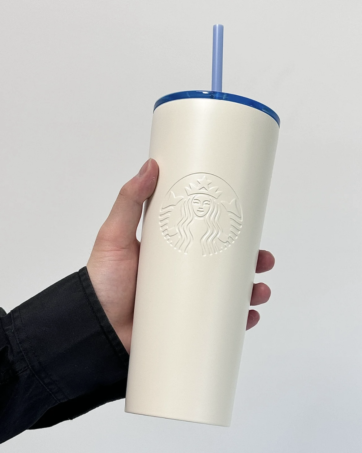 Starbucks 星巴克 夏日海邊系列 米白色 奶茶色 白藍 高顏值 水杯 保溫杯 環保杯 共2款