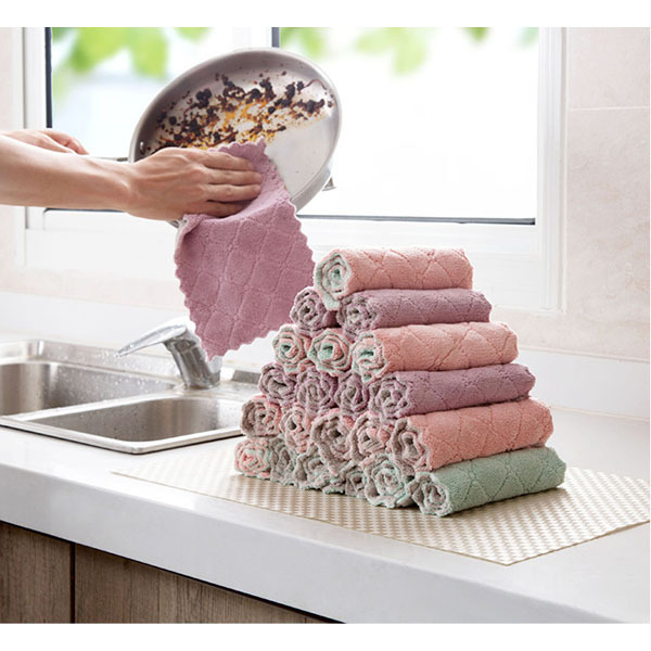 日本JTSK 家用廚房清潔布洗碗巾(10條裝) (P2549)