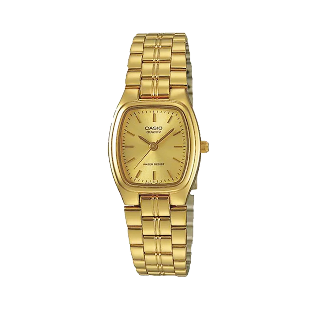 (預購)【CASIO 卡西歐】LTP-1169N 金色 古典鍊帶 簡約無字 小巧指針 富貴雅致 不鏽鋼 小款對錶 手錶 女錶