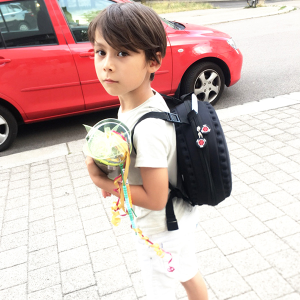 日本JTSK 兒童創意車胎款立體式書包 (P2464)