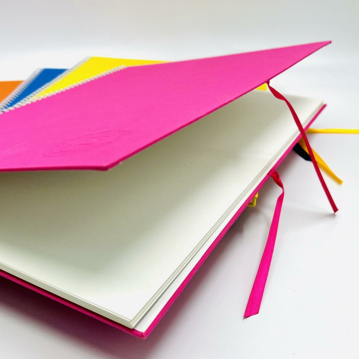 #3113 A3 特厚面 雙圈布紋圖畫簿《封面顏色隨機發貨》- 1本