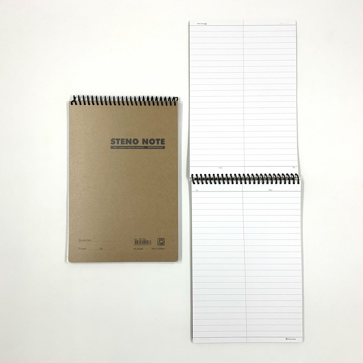 #35158 6x9螺旋圈裝膠面速記簿 - 1本