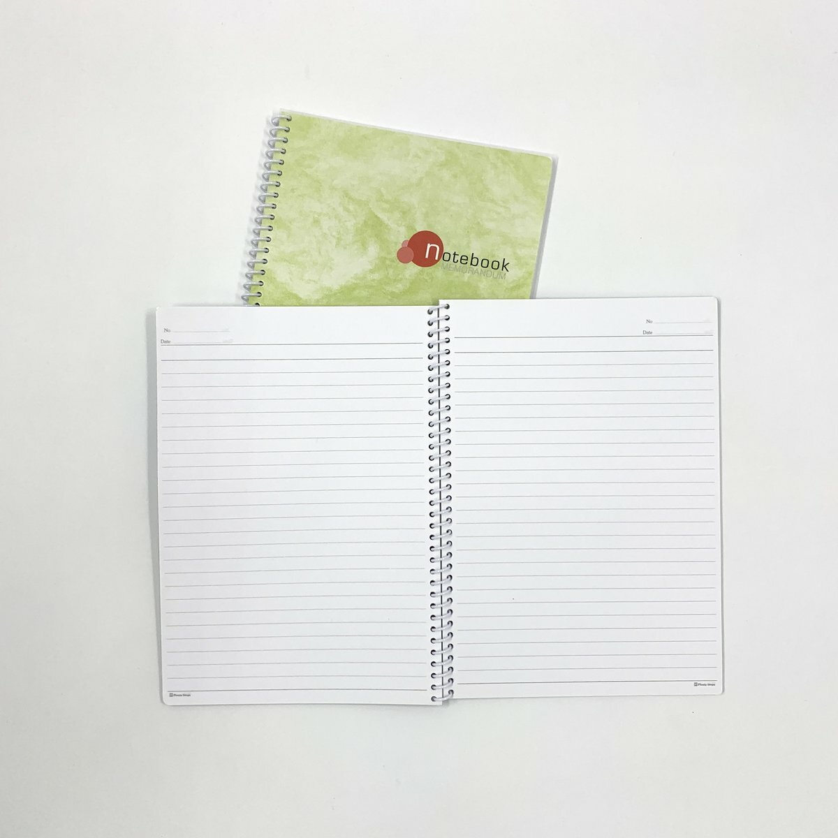 #32058 A5 螺旋圈裝膠面筆記簿(40張) - 1本 ※封面顏色隨機發貨※