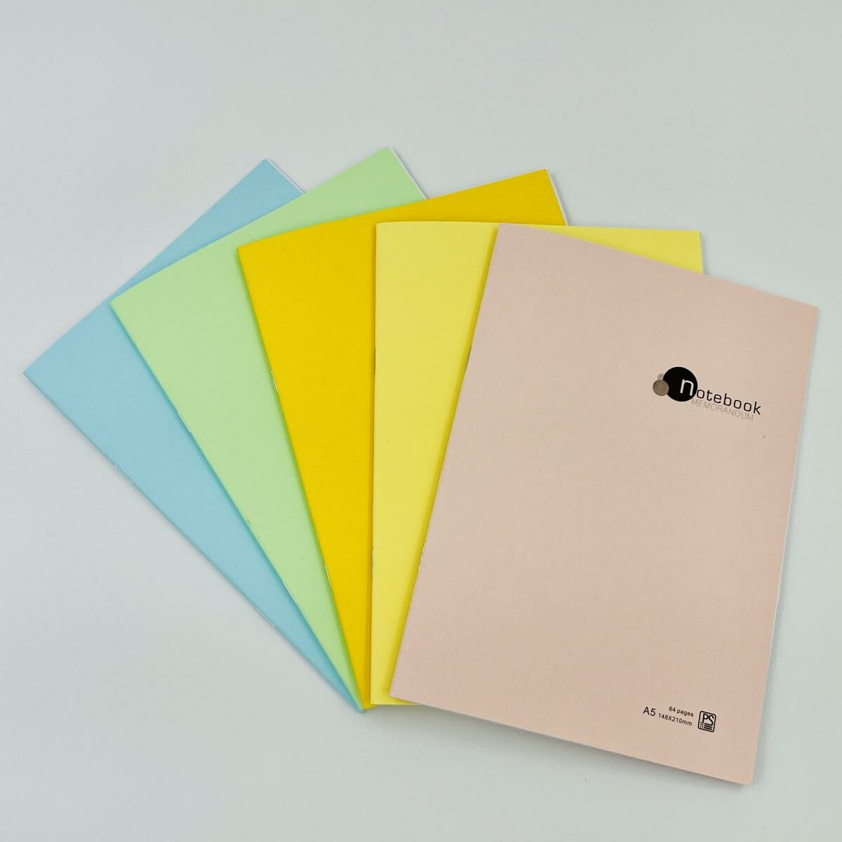 #8011C A5 多色書寫筆記簿(64版) - 10本