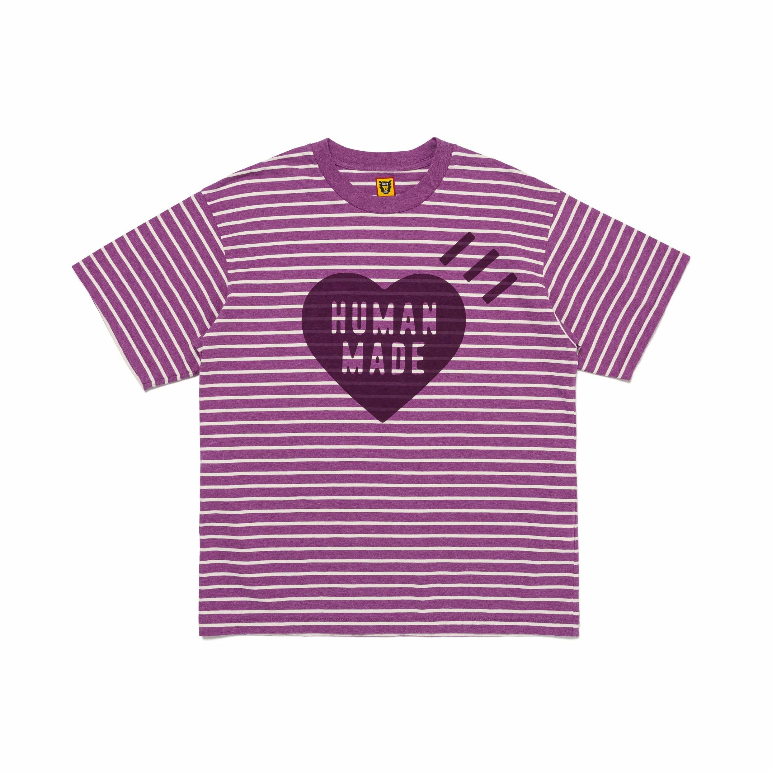 Human Made Striped Heart Tee (3Colors)
