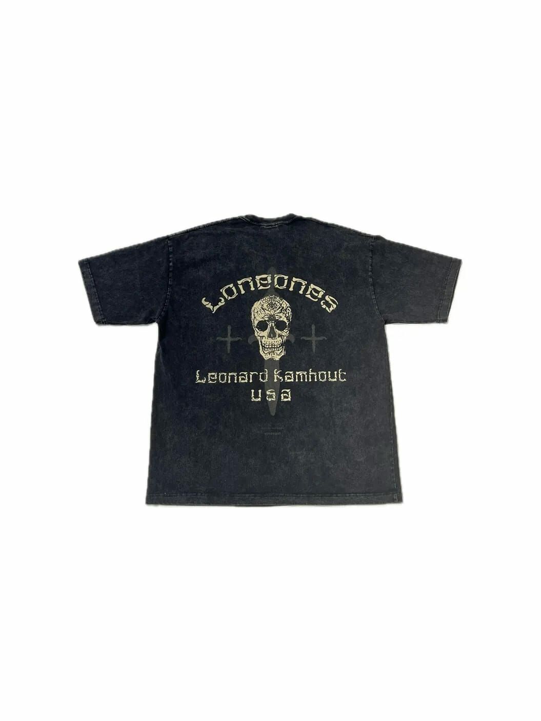 [現貨] LONEONES Basic Nature Washed Tee Black