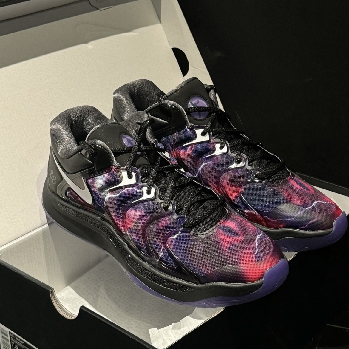 Nike KD17 NRG EP Metro Boomin 男 黑藍 太空 閃電 實戰 籃球鞋