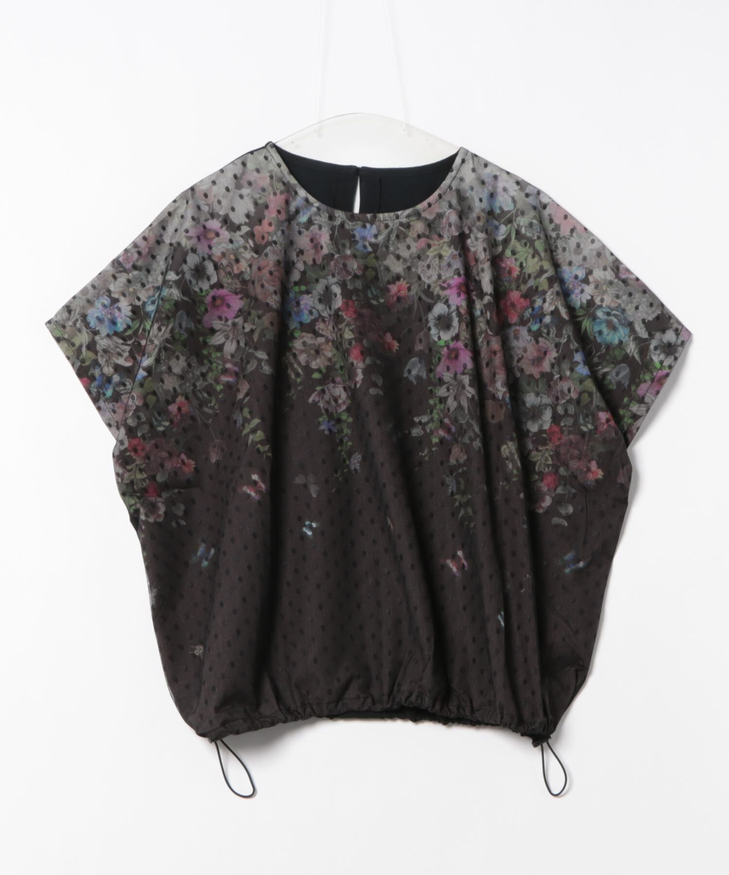 預購 - Scolar 點點紗layer花top