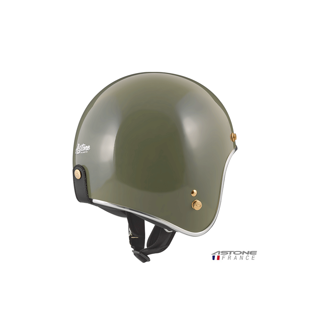 ASTONE SP4 素色 半罩復古帽 灰綠
