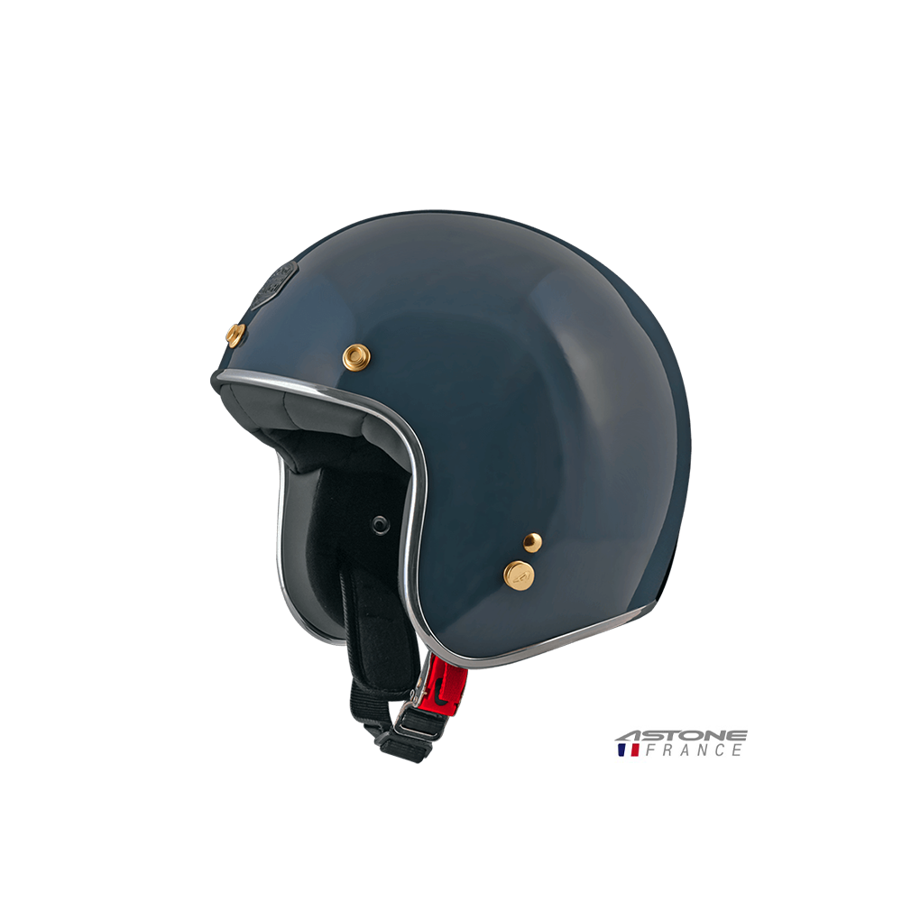 ASTONE SP4 素色 半罩復古帽 水泥藍