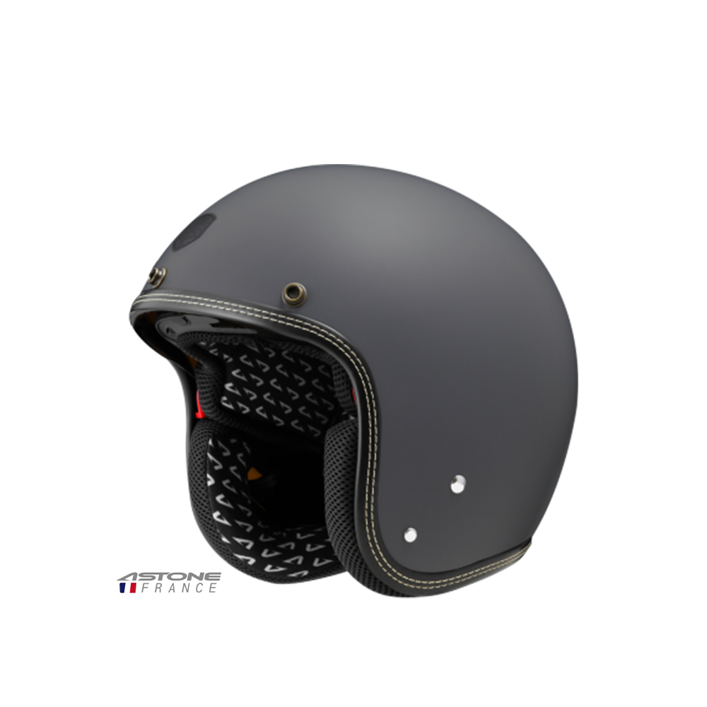 ASTONE SP3 素色 半罩復古帽 平光簡單灰
