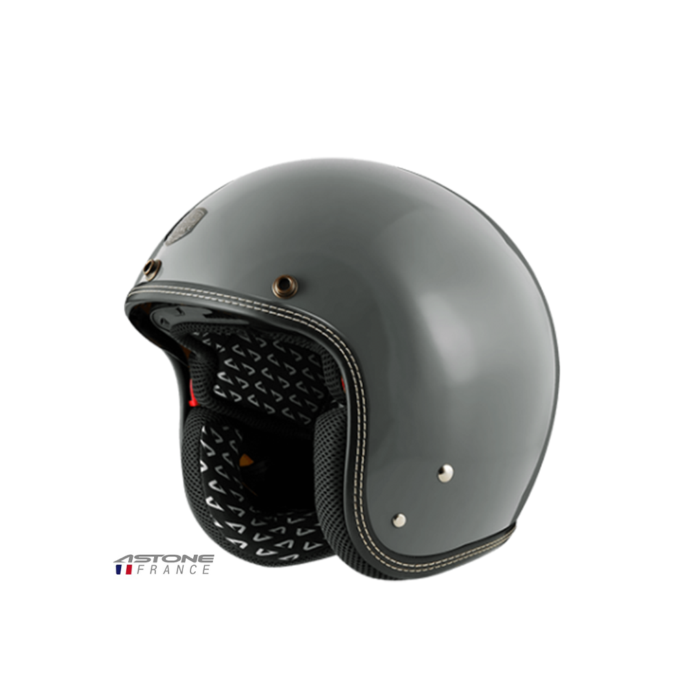 ASTONE SP3 素色 半罩復古帽 水泥灰