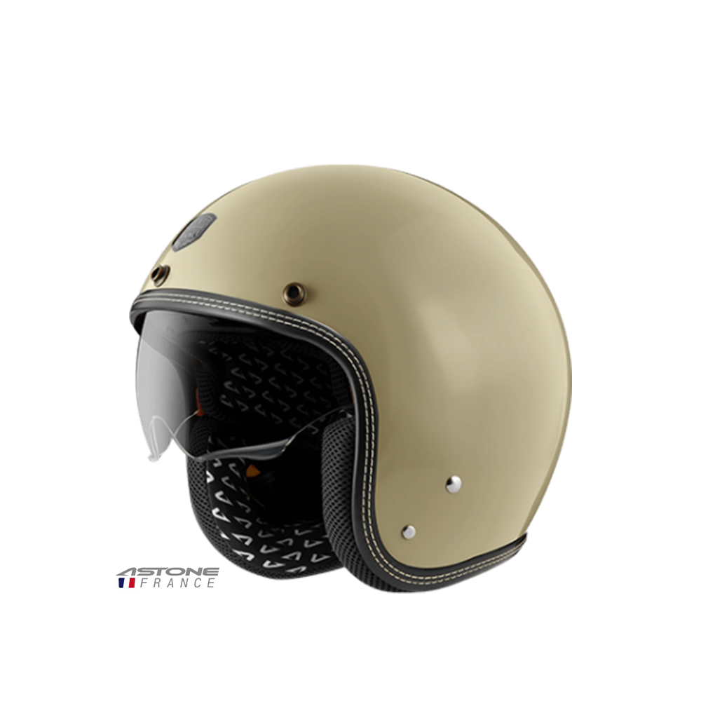 ASTONE SP3 素色 半罩復古帽 卡其