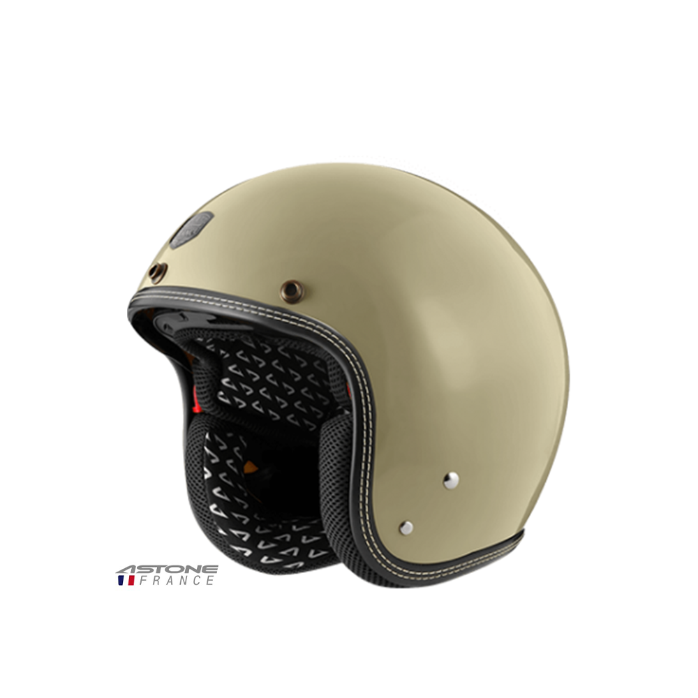 ASTONE SP3 素色 半罩復古帽 卡其