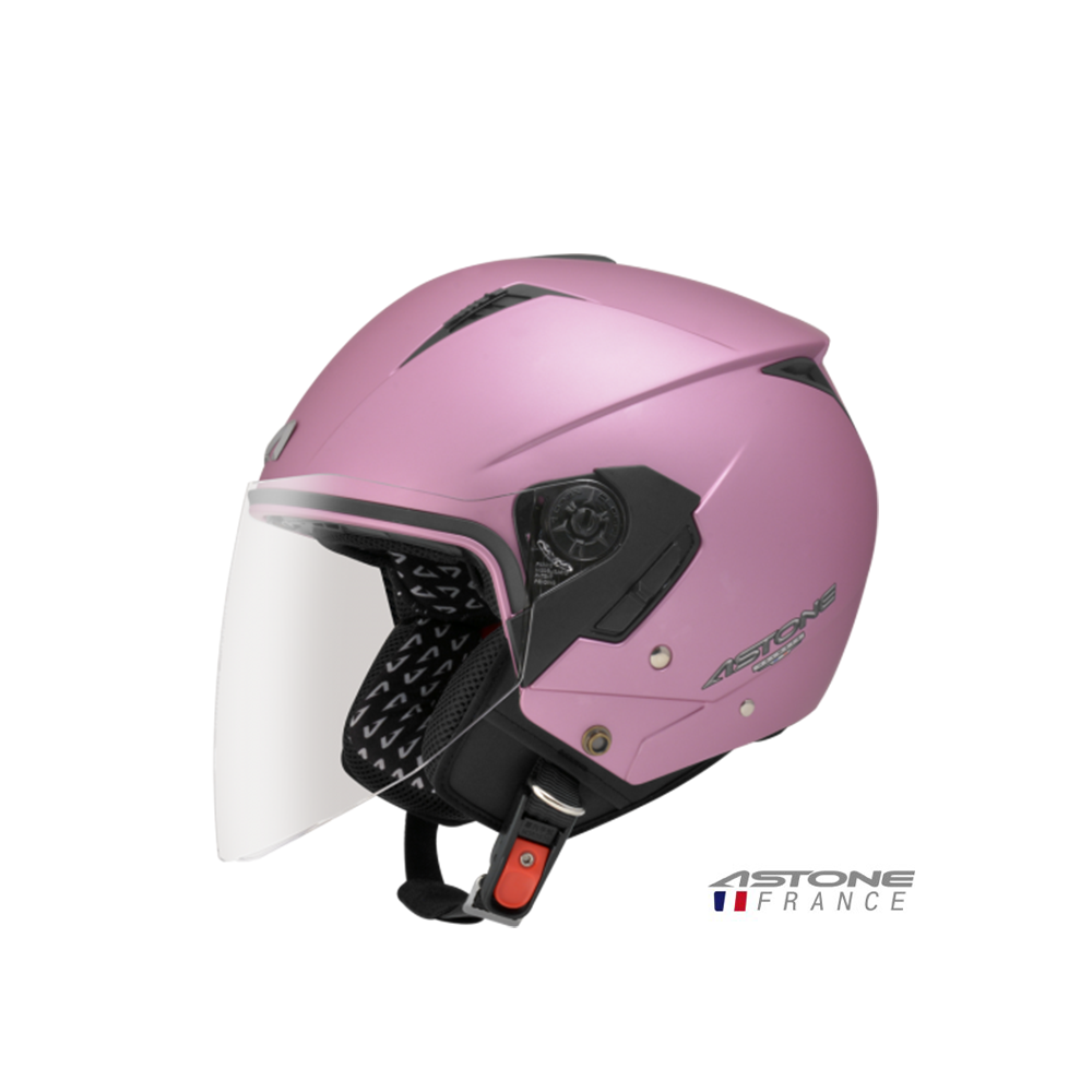 ASTONE RST 205 素色 半罩式安全帽 平光桃紫
