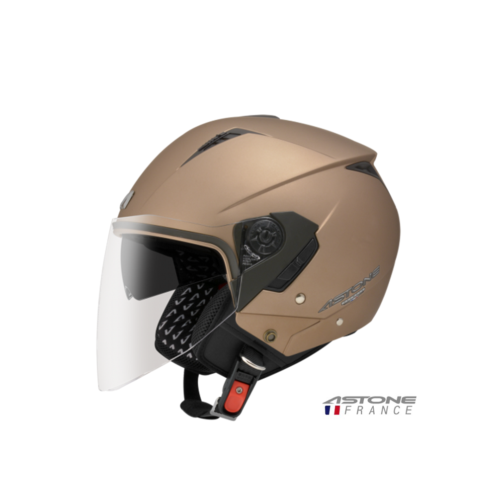 ASTONE RST 205 素色 半罩式安全帽 平光古銅