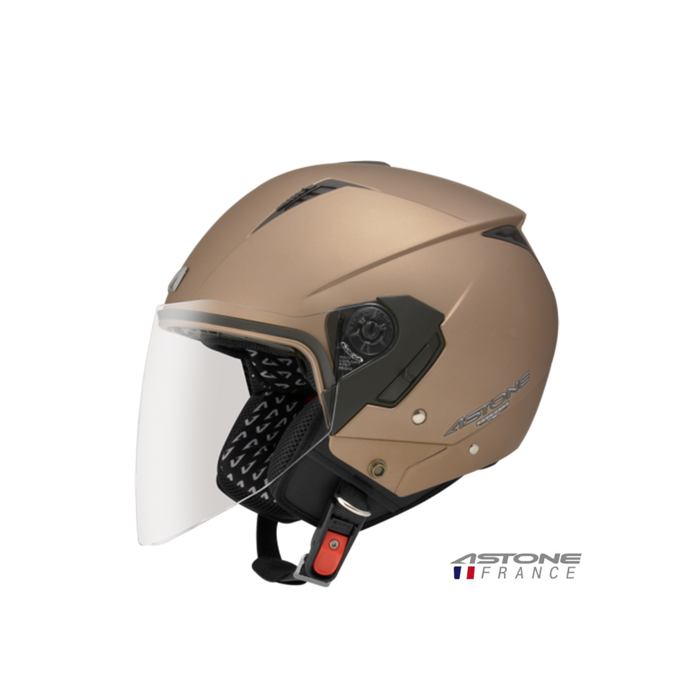 ASTONE RST 205 素色 半罩式安全帽 平光古銅