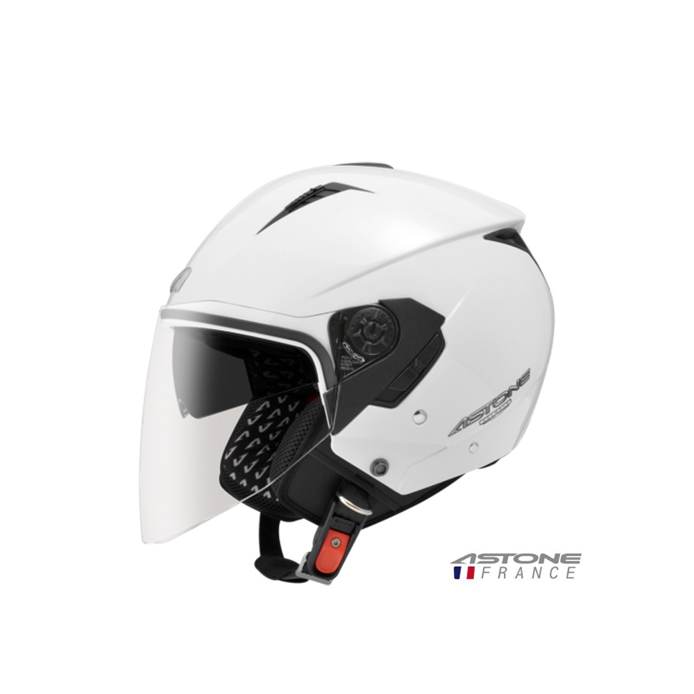 ASTONE RST 205 素色 半罩式安全帽 白
