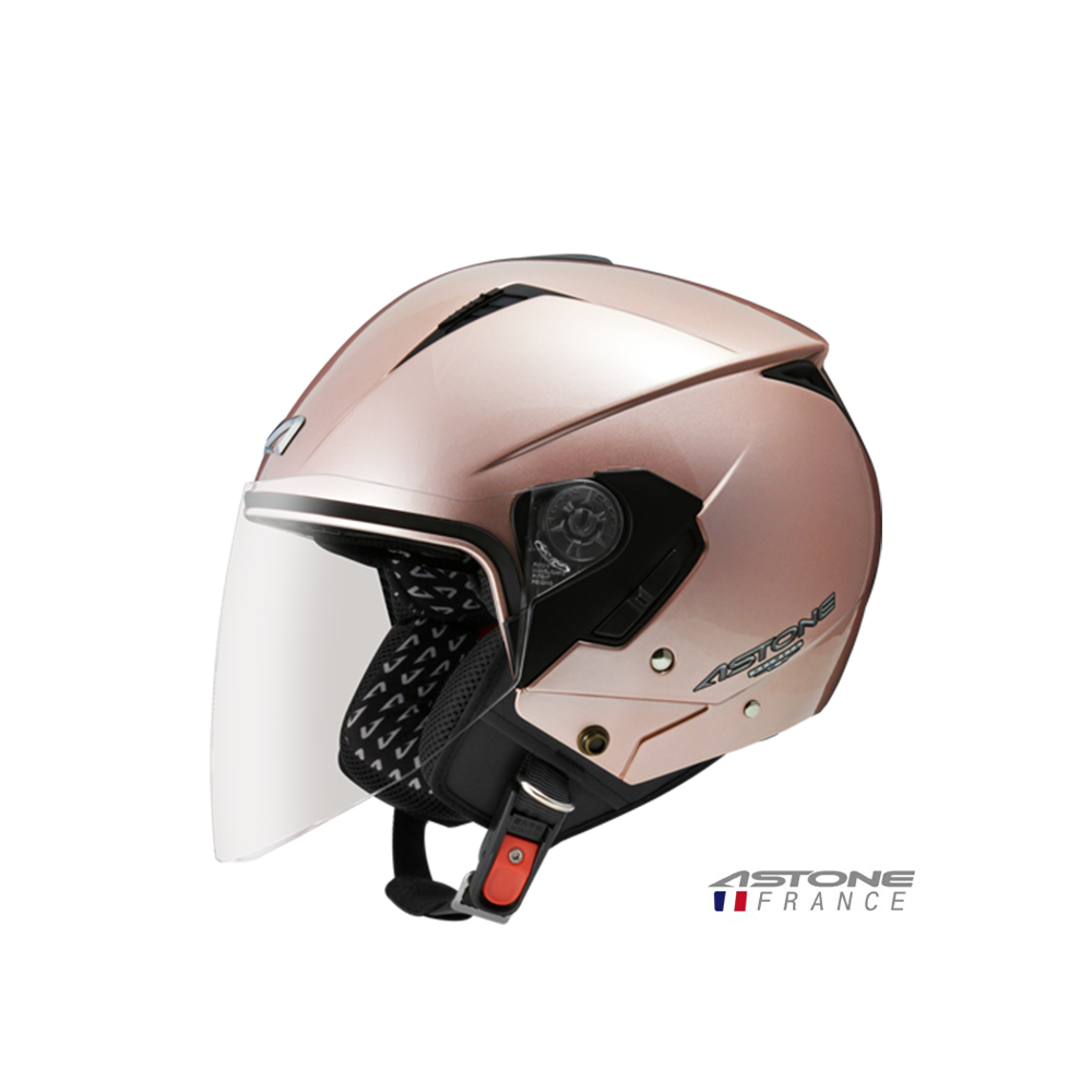 ASTONE RST 205 素色 半罩式安全帽  玫瑰金