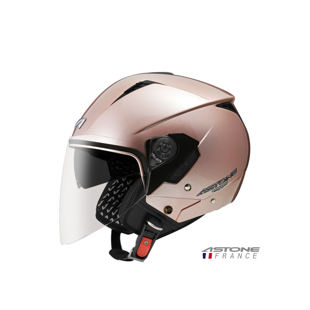 ASTONE RST 205 素色 半罩式安全帽  玫瑰金