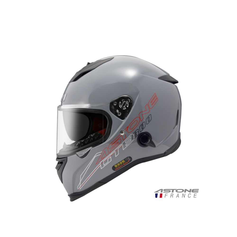 ASTONE GTB-800 GTB800 素色 全罩安全帽 水泥灰