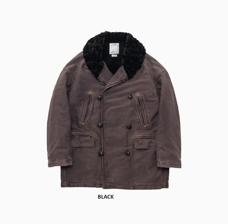 LAST PCS: VISVIM FURLONG COAT - BLACK SIZE 5 PRE ORDER ITEM (預訂中)