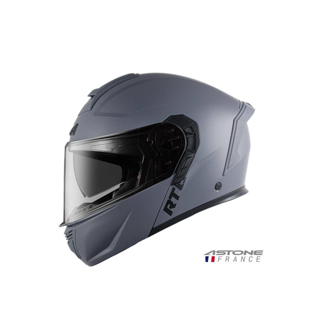 ASTONE RT6 素色 可掀式安全帽 消光灰