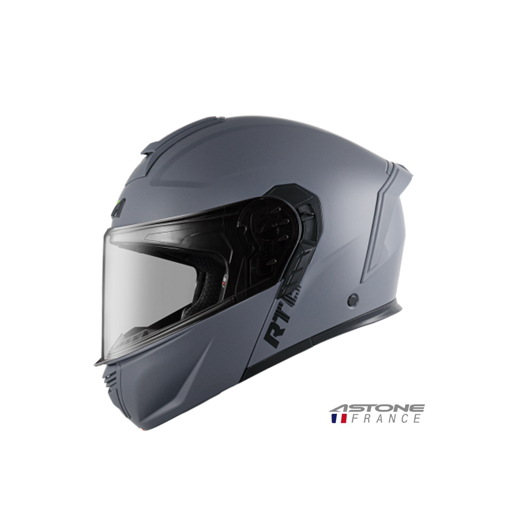 ASTONE RT6 素色 可掀式安全帽 消光灰