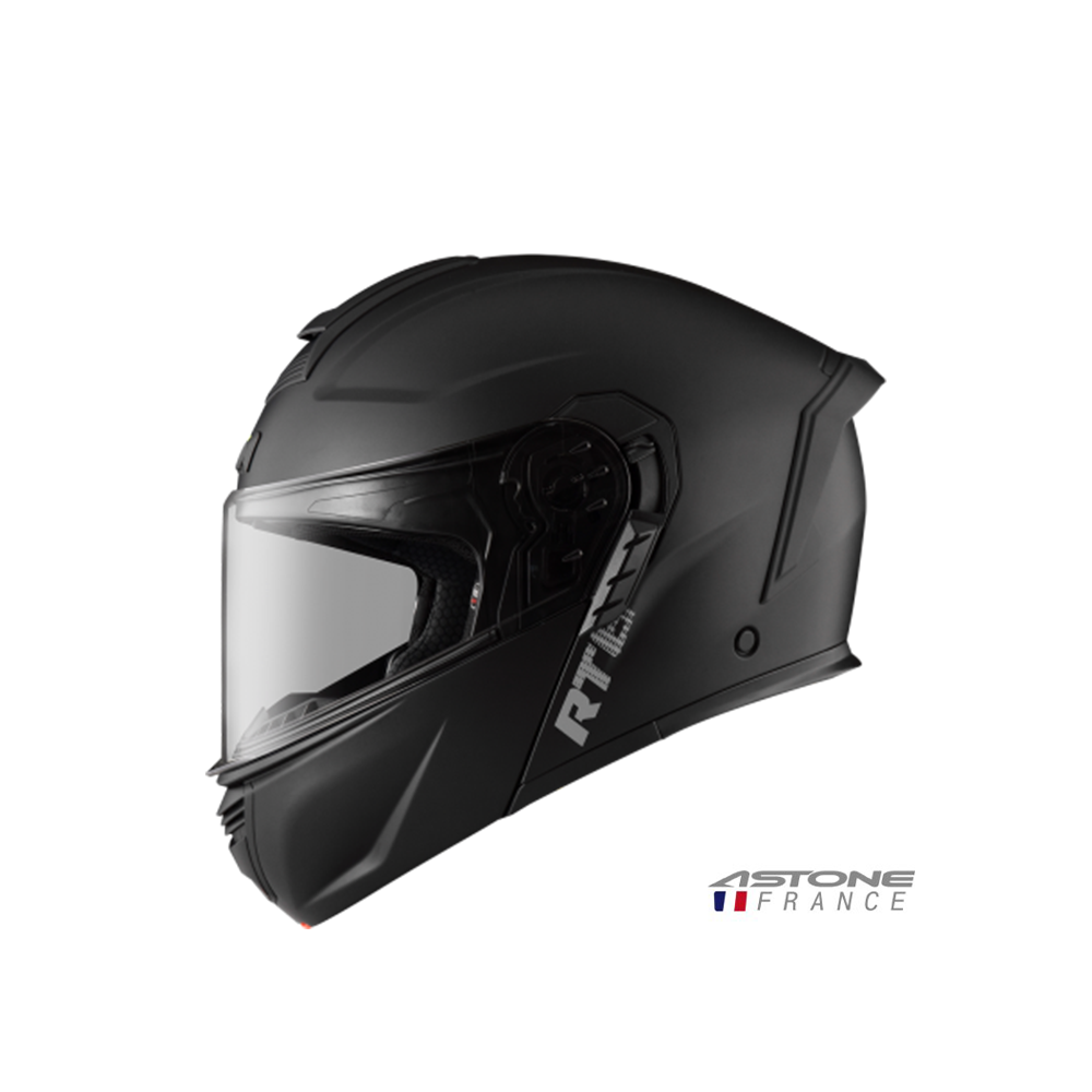 ASTONE RT6 素色 可掀式安全帽 消光黑