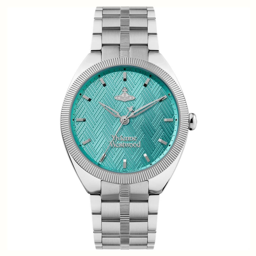 VV281TQSL Vivienne Westwood 37mm 松綠色錶面 不鏽鋼 錶帶 手錶 (香港行貨)