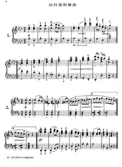 鋼琴教材 P267．兒童的舒伯特（中文解說）．初階學生彈奏曲