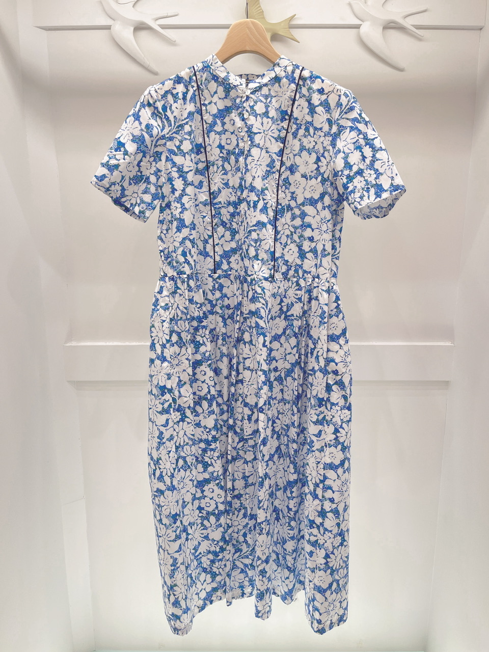 LB短袖襯衫領洋裝