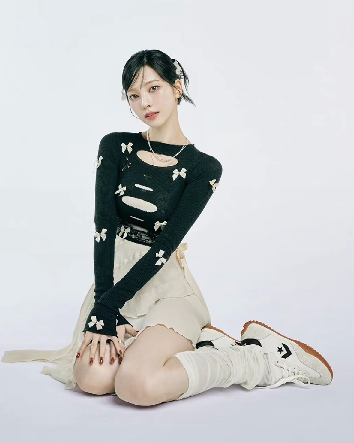 【現貨】Converse Run Star Trainer OX 流星 復古 德訓鞋 ‎焦糖底 Karina代言同款 米白