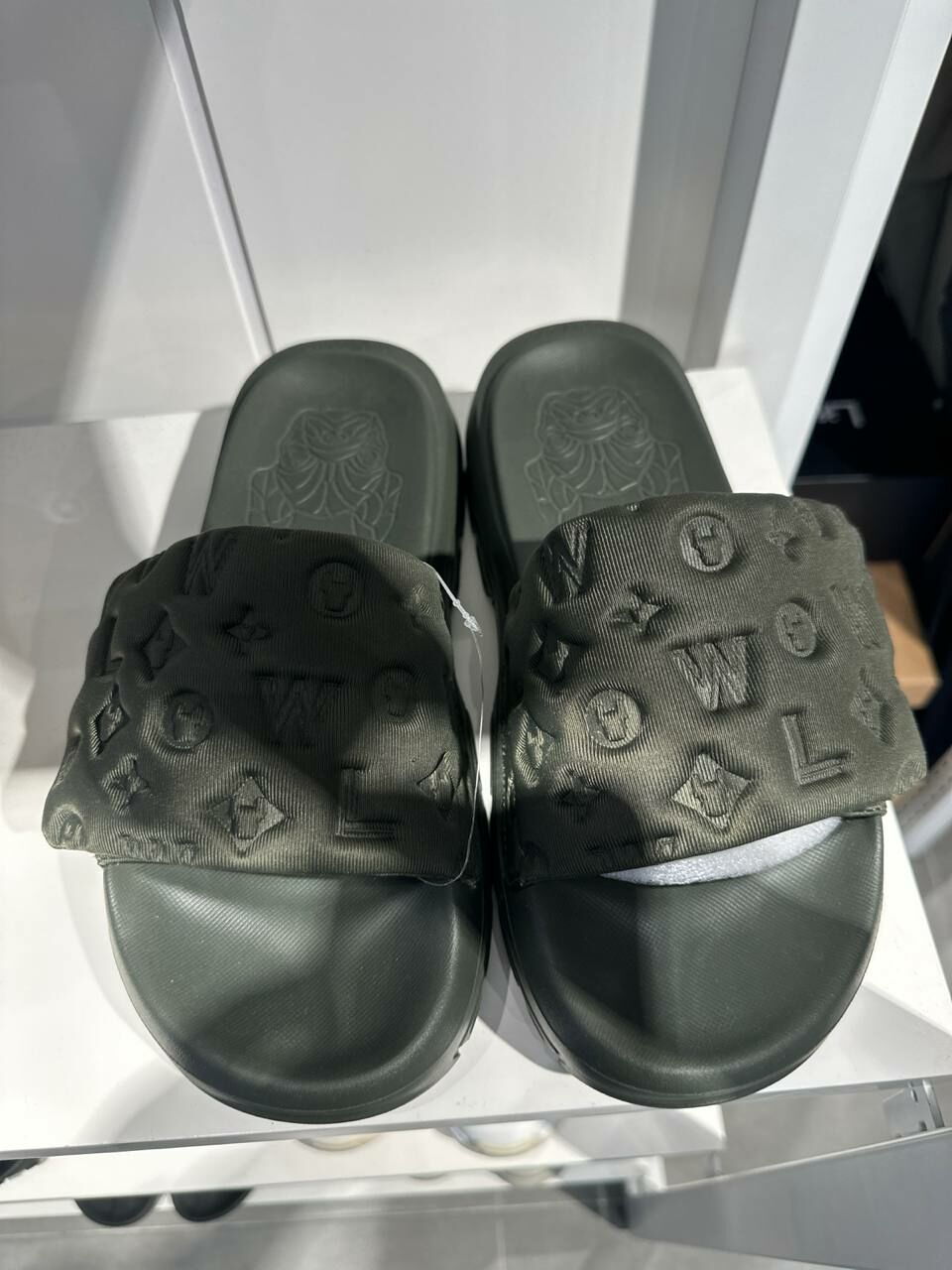 [S] LIFEWORK SPACE RUN MULTI LADOGRAM SLIDE,KHAKI, LW245SH113-KHAKI (SLW493)