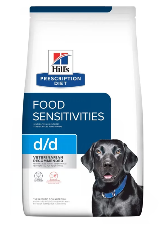 希爾思™處方食品 犬用 d/d™ 皮膚/食物敏感 馬鈴薯與鮭魚  8lbs